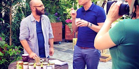 Mit Bienen live beim HR